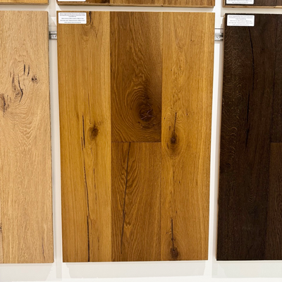 Boston Engineered Real Wood French Oak Antique Distressed Brushed Smoked UV Oiled